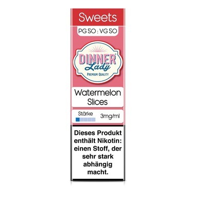 Liquid Watermelon Slices - Dinner Lady 3mg Liquid Watermelon Slices - Dinner Lady 3mg