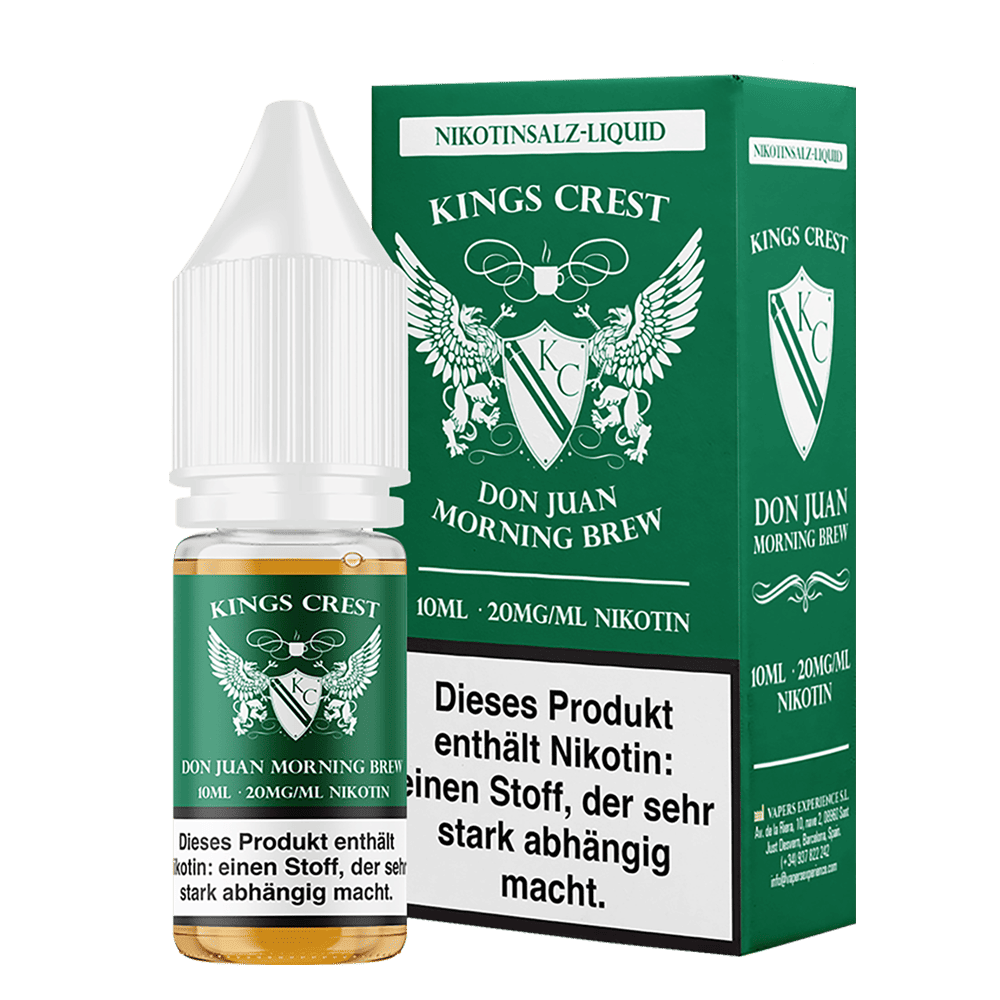 Kings Crest Nikotinsalz - Don Juan Morning Brew - 20mg Kings Crest Nikotinsalz - Don Juan Morning Brew - 20mg