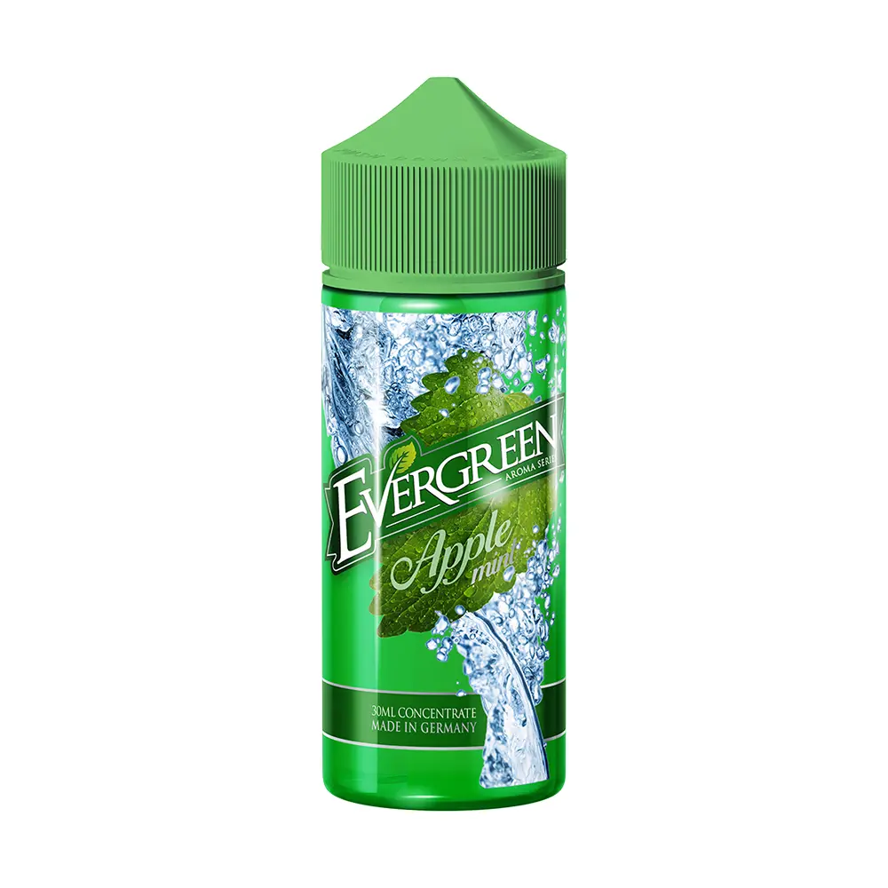 Evergreen Aroma Longfill - Apple Mint - 15ml in 120ml Flasche Evergreen Aroma Longfill - Apple Mint - 15ml in 120ml Flasche