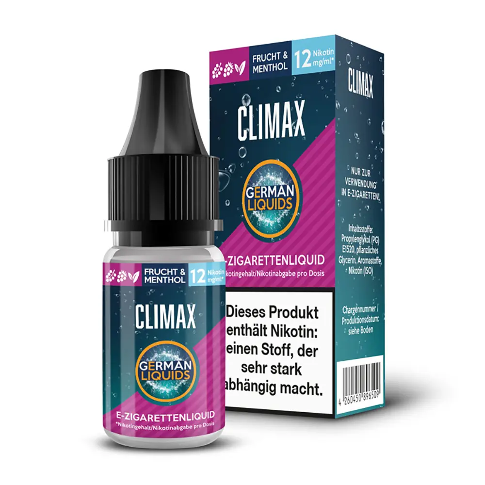 Liquid CLIMAX 12mg - German Liquids Liquid CLIMAX 12mg - German Liquids