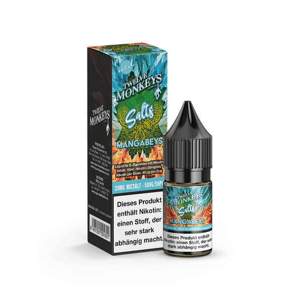 Liquid Mangabeys - Twelve Monkeys Nikotinsalz 20mg Liquid Mangabeys - Twelve Monkeys Nikotinsalz 20mg