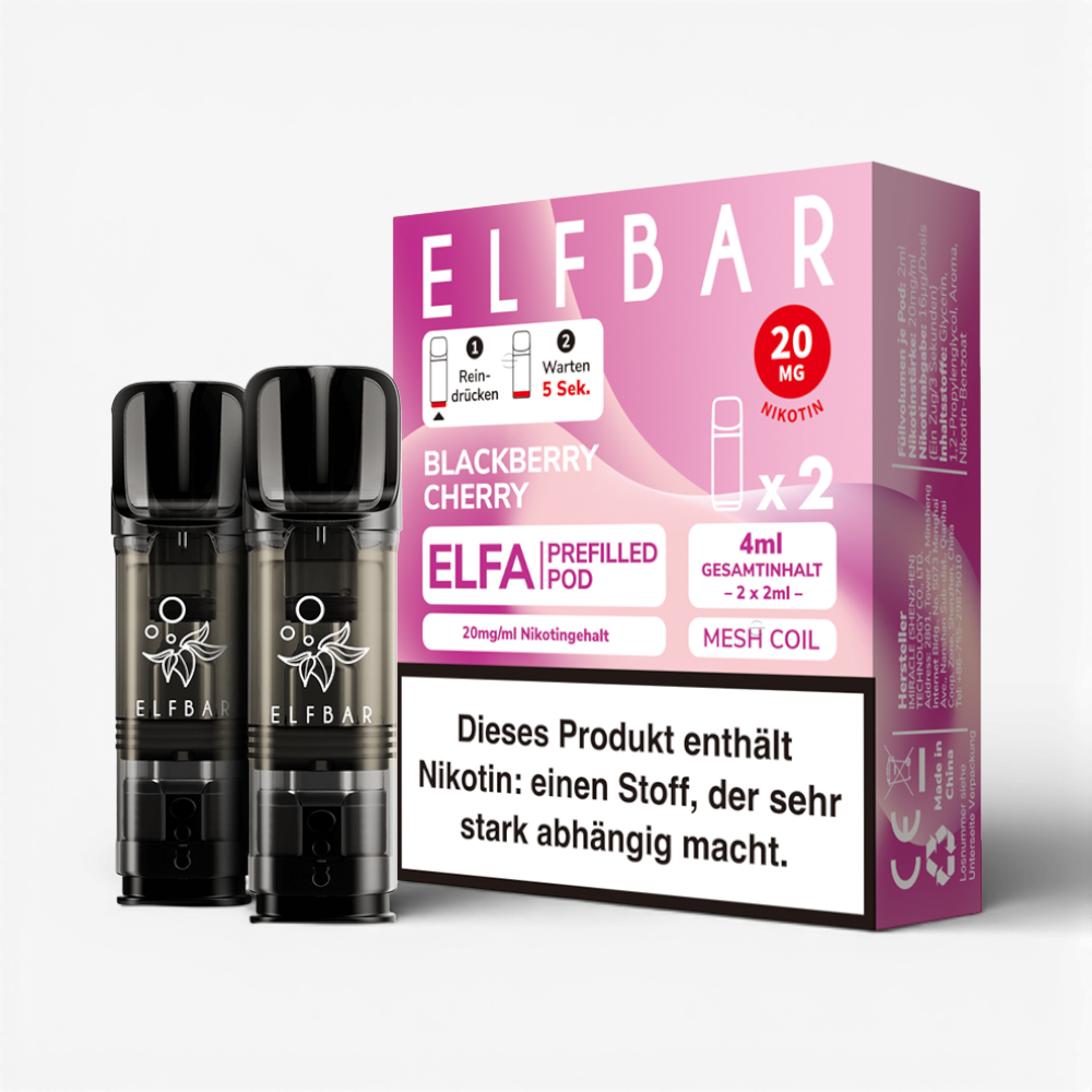 Elfbar Elfa Pod - Blackberry Cherry - 20mg
