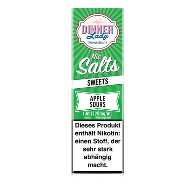 Liquid Apple Sours - Dinner Lady Nikotinsalz 20mg