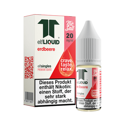 Elf-Liquid - Erdbeere - Nikotinsalz Liquid 20mg Elf-Liquid - Erdbeere - Nikotinsalz Liquid 20mg