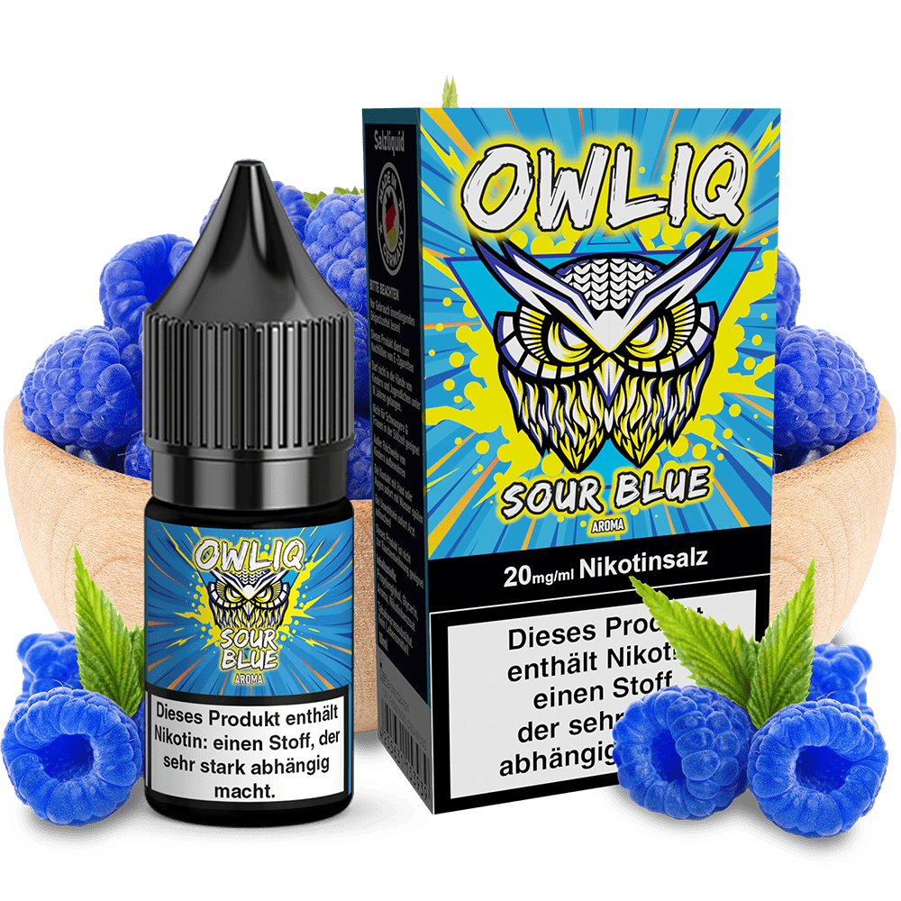 OWLIQ Nikotinsalz Sour Blue 10ml 20mg