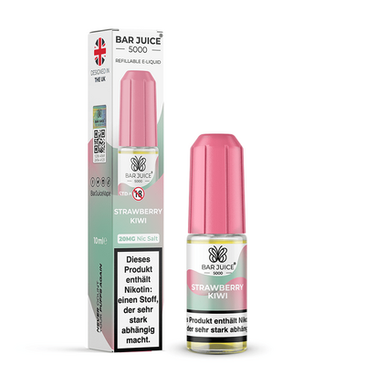 Bar Juice 5000 Nikotinsalz - Strawberry Kiwi - Liquid 20mg 10ml