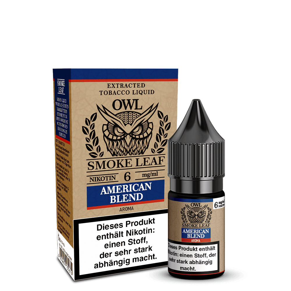 OWL Smoke Leaf Liquid - American Blend Tobacco - 6mg