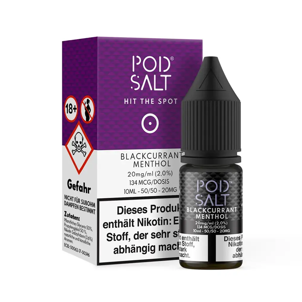 Liquid Blackcurrant Menthol - Pod Salt Core Nikotinsalz 20mg Liquid Blackcurrant Menthol - Pod Salt Core Nikotinsalz 20mg