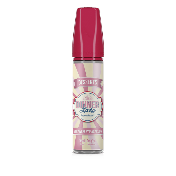 Dinner Lady Aroma Longfill - Strawberry Macaroon - 14ml in 60ml Flasche C Dinner Lady Aroma Longfill - Strawberry Macaroon - 14ml in 60ml Flasche C
