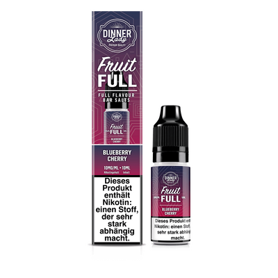 Liquid Blueberry Cherry - Dinner Lady Fruit Full Nikotinsalz 10mg Liquid Blueberry Cherry - Dinner Lady Fruit Full Nikotinsalz 10mg
