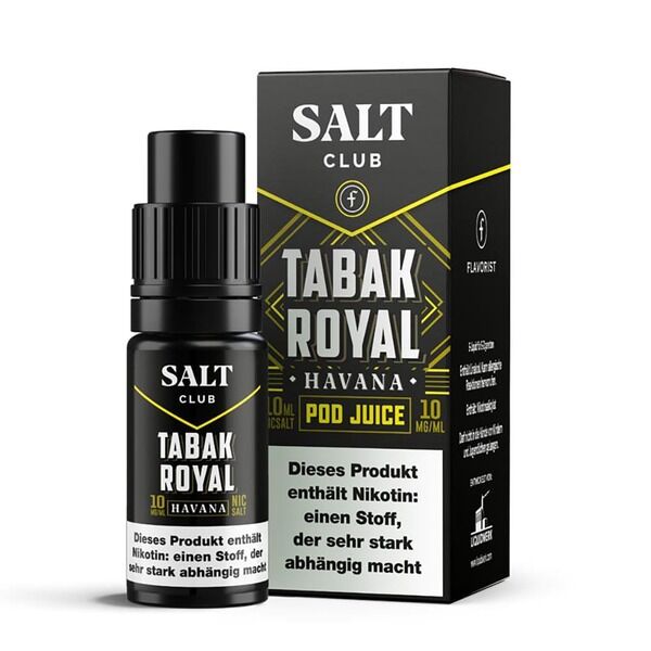 Liquid Tabak Royal Havana - Flavorist Salt Club Nikotinsalz