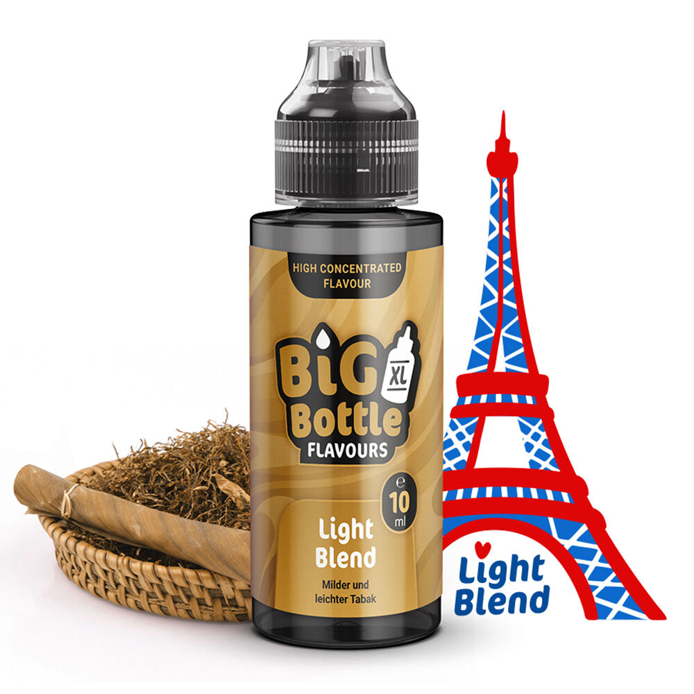 Big Bottle Flavours Longfill - Light Blend - 10ml Aroma in 120ml Flasche  C