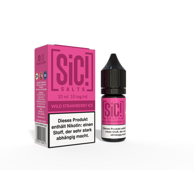 SIC Nikotinsalz Wild Strawberry Ice 10ml Liquid 10mg SIC Nikotinsalz Wild Strawberry Ice 10ml Liquid 10mg