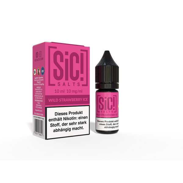 SIC Nikotinsalz Wild Strawberry Ice 10ml Liquid 10mg