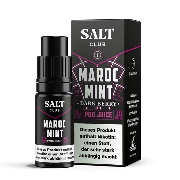 Liquid Maroc Mint Dark Berry - Flavorist Salt Club Nikotinsalz