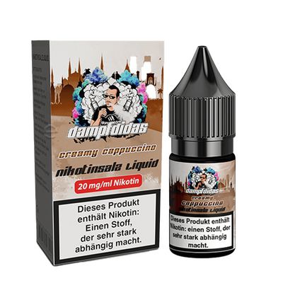 Liquid Creamy Cappuccino - Dampfdidas Nikotinsalz 10mg Liquid Creamy Cappuccino - Dampfdidas Nikotinsalz 10mg