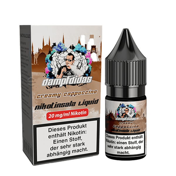 Liquid Creamy Cappuccino - Dampfdidas Nikotinsalz 10mg Liquid Creamy Cappuccino - Dampfdidas Nikotinsalz 10mg