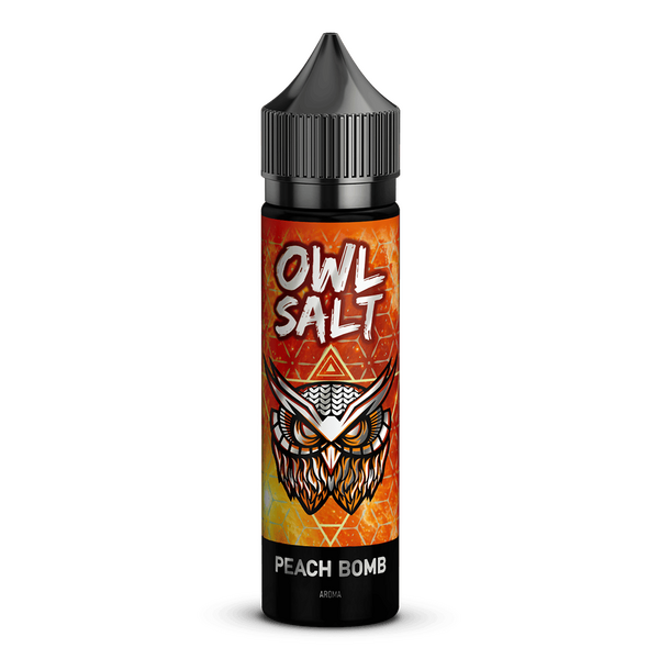 OWL Salt Aroma Longfill - Peach Bomb - 10ml in 60ml Flasche OWL Salt Aroma Longfill - Peach Bomb - 10ml in 60ml Flasche