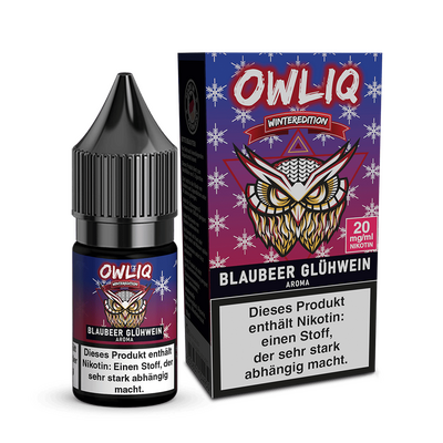 OWLIQ Nikotinsalz Weihnachtsedition - Blaubeer Glühwein - 20mg