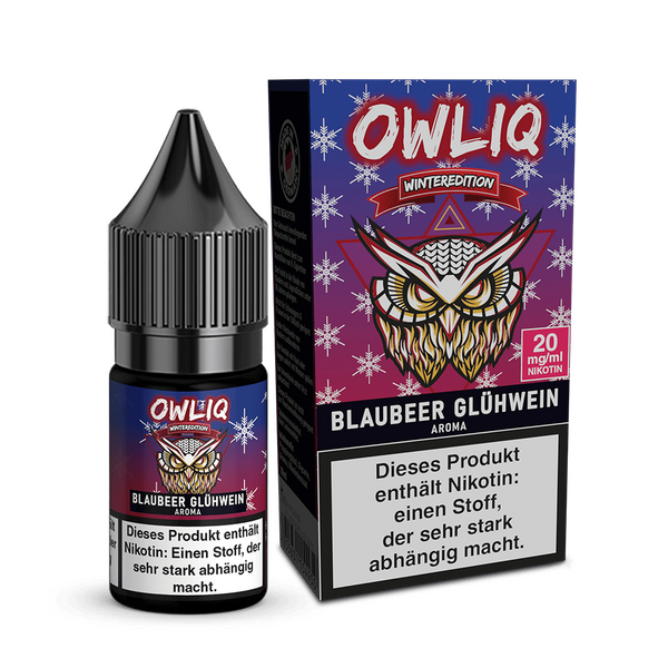 OWLIQ Nikotinsalz Weihnachtsedition - Blaubeer Glühwein - 20mg