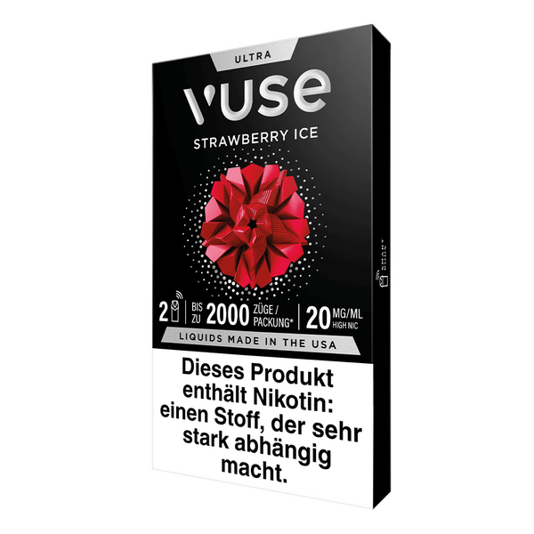 2x Vuse Ultra Pods Strawberry Ice 20mg
