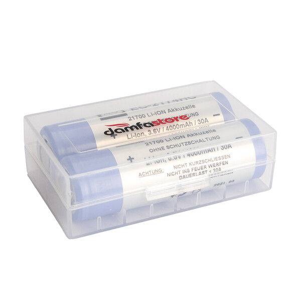 Batterie Case für 2x 21700 damfastore Transparent Batterie Case für 2x 21700 damfastore Transparent