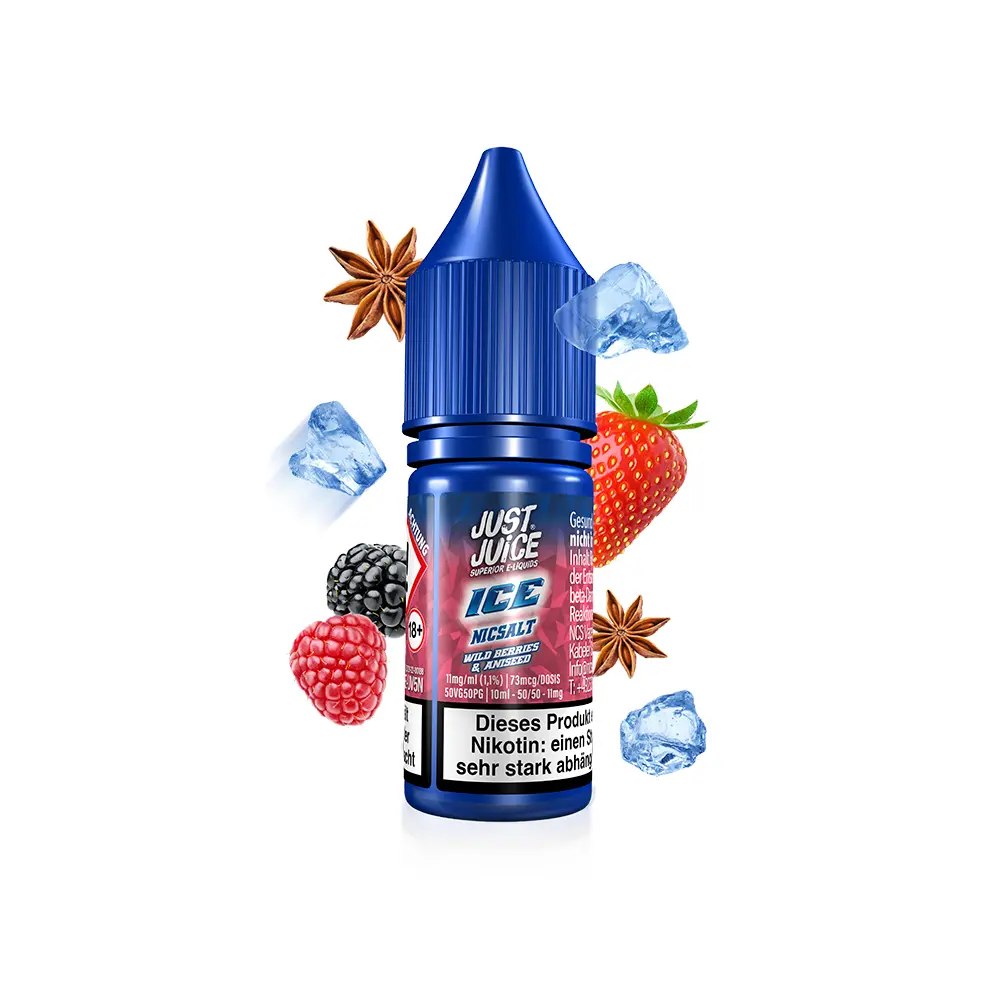 Just Juice - Wild Berries Aniseed ICE - 10ml Nikotinsalz 11mg