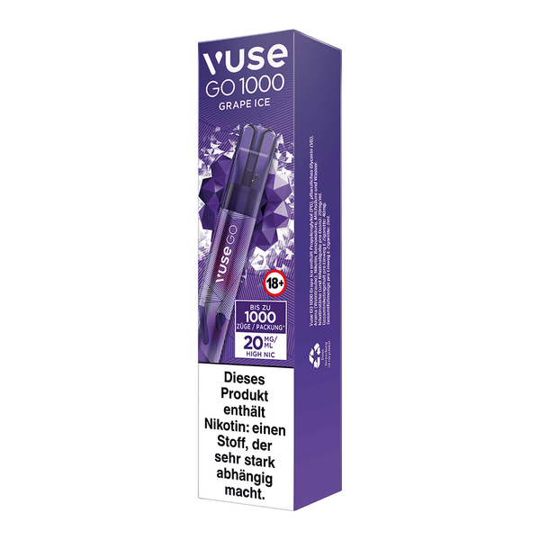 Vuse GO 1000 Grape Ice 20mg Vuse GO 1000 Grape Ice 20mg