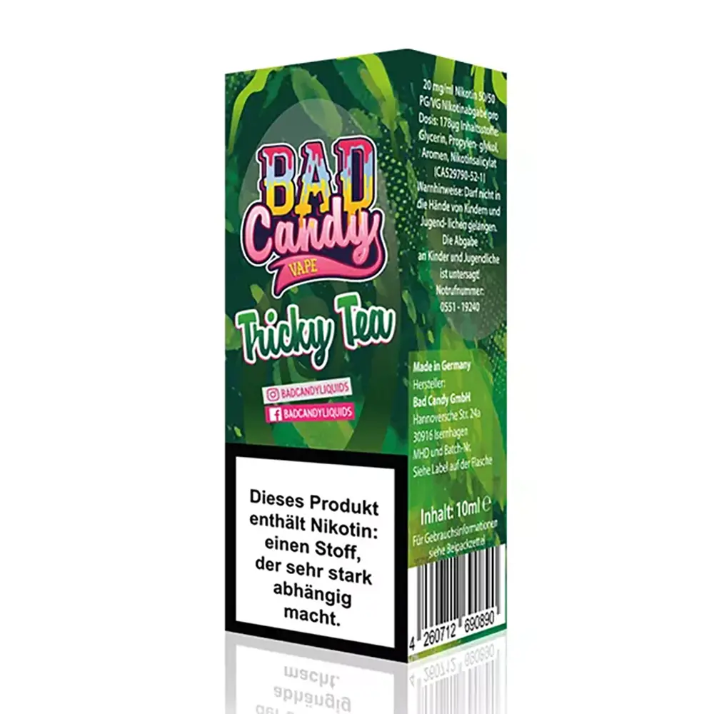 Liquid Tricky Tea - Bad Candy Nikotinsalz 10mg