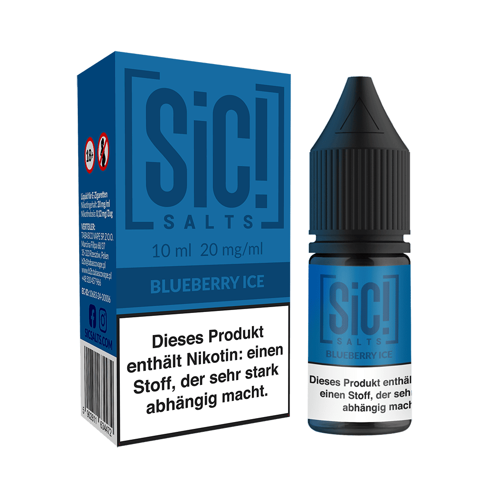 Liquid Blueberry Ice - SIC Nikotinsalz 20mg Liquid Blueberry Ice - SIC Nikotinsalz 20mg