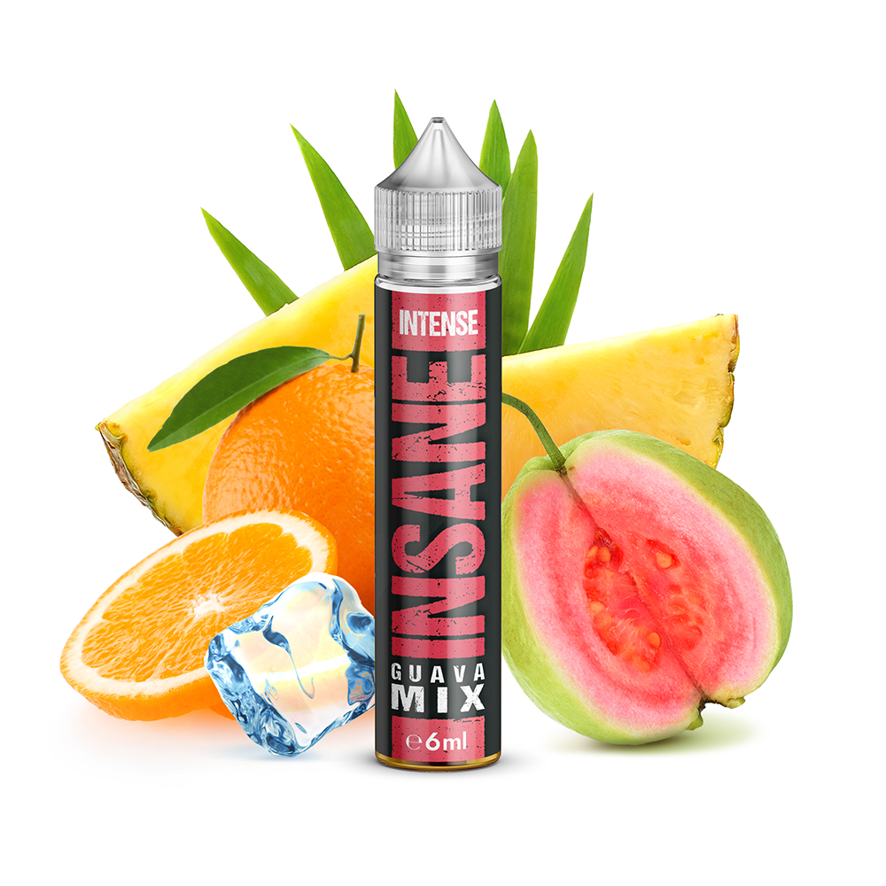 Insane Longfill - Guava Mix - 10ml Aroma in 75ml Flasche  C