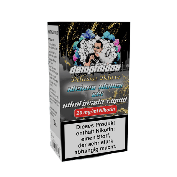 Dampfdidas Nikotinsalz Kleines Blaues Eis 10ml 20mg