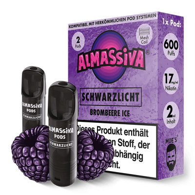 Almassiva Einweg Pod Schwarzlicht 17mg