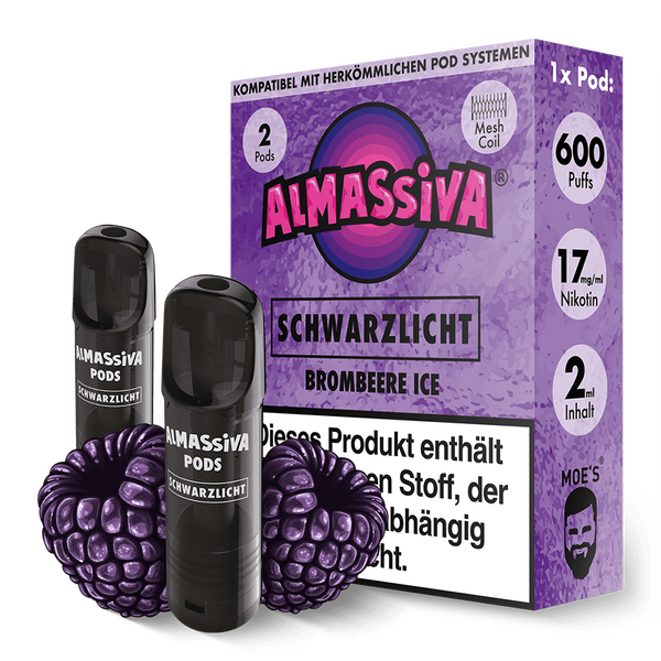 Almassiva Einweg Pod Schwarzlicht 17mg