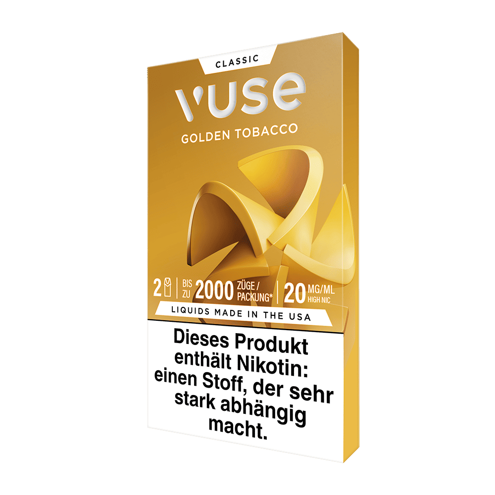 2x Vuse Pod Golden Tobacco Nic Salts 20mg