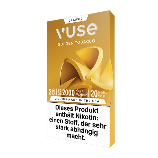 2x Vuse Pod Golden Tobacco Nic Salts 20mg 2x Vuse Pod Golden Tobacco Nic Salts 20mg