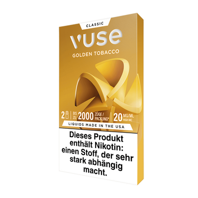 2x Vuse Pod Golden Tobacco Nic Salts 20mg