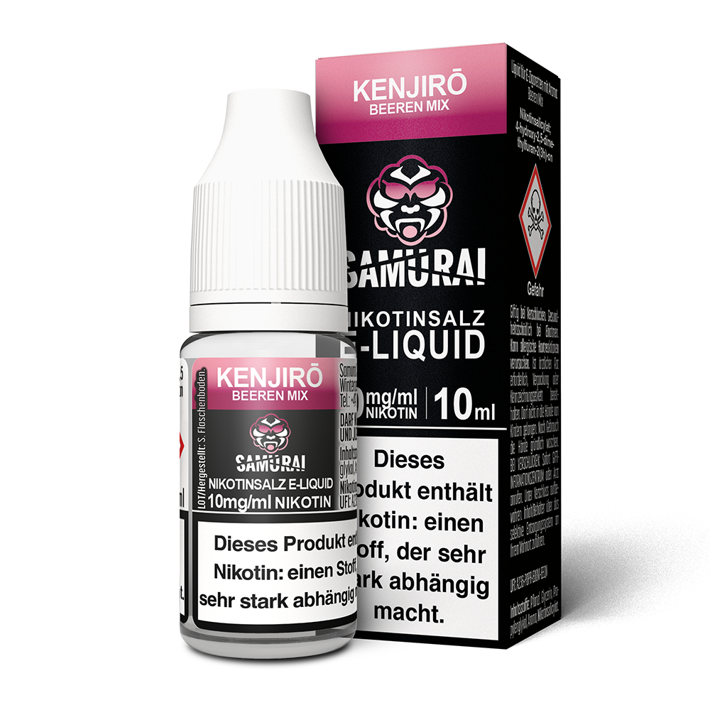 Liquid Kenjiro Beeren Mix - Samurai Nikotinsalz Liquid Kenjiro Beeren Mix - Samurai Nikotinsalz