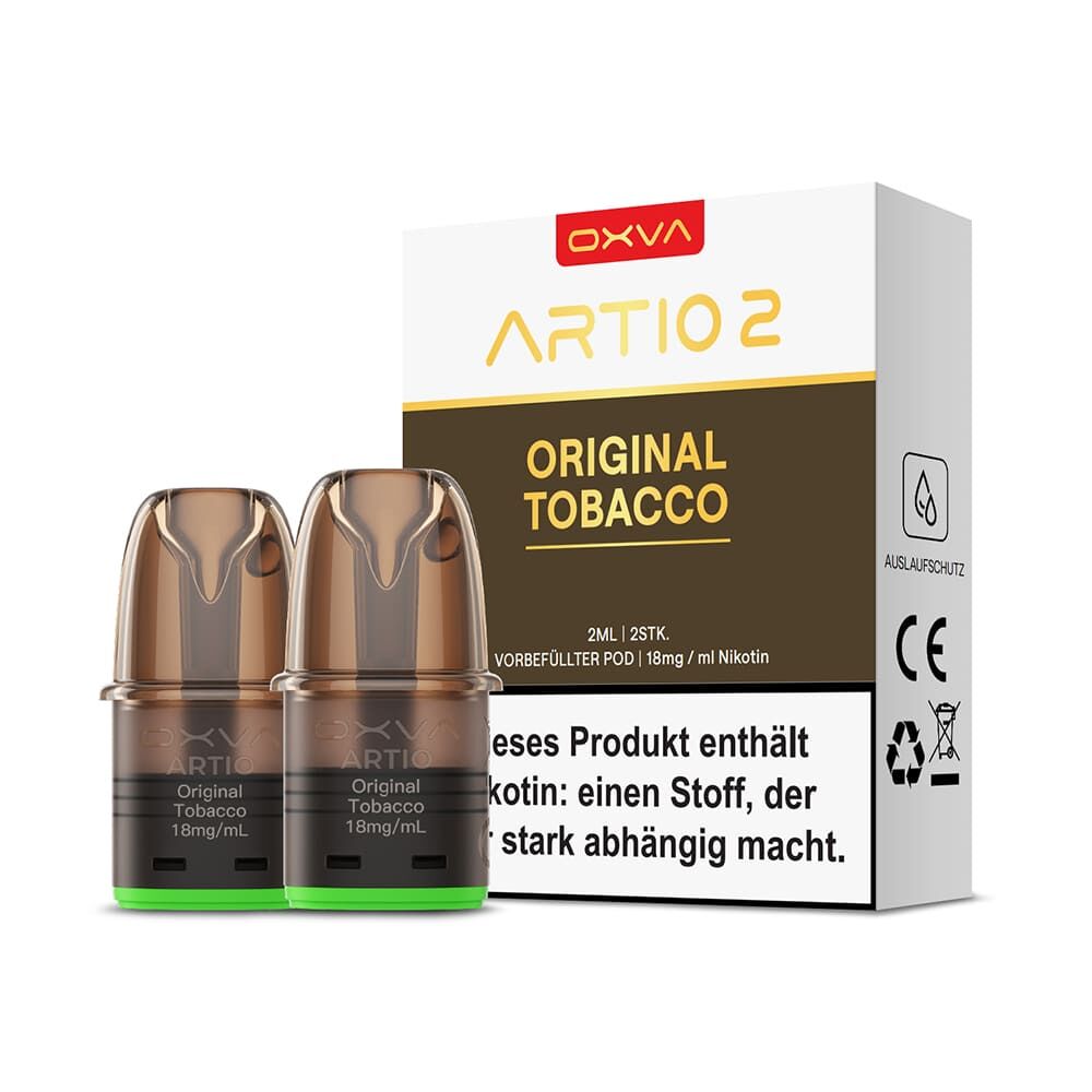 Oxva Artio 2 Einweg Pod Original Tobacco 18mg Nikotinsalz 2ml