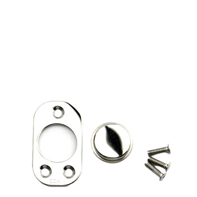 Dovpo Abyss Button Kit polished stainless steel circle