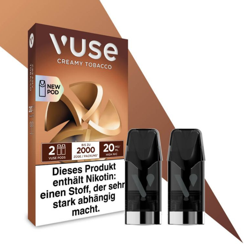 Vuse Pod Creamy Tobacco Nic Salts 20mg Vuse Pod Creamy Tobacco Nic Salts 20mg