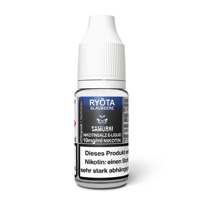 Liquid Ryota Blaubeere - Samurai Nikotinsalz