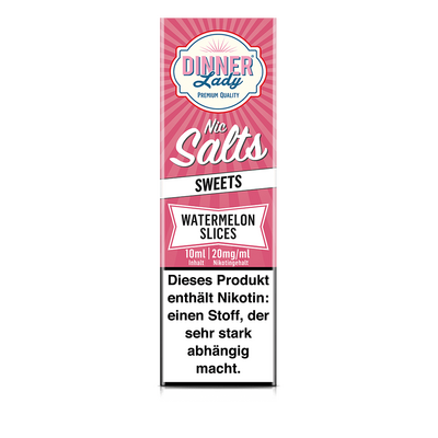 Liquid Watermelon Slices - Dinner Lady Nikotinsalz 20mg Liquid Watermelon Slices - Dinner Lady Nikotinsalz 20mg