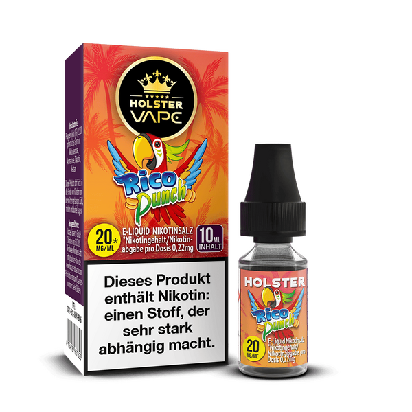 Holster Nikotinsalz - Rico Punch - Liquid 20mg Holster Nikotinsalz - Rico Punch - Liquid 20mg
