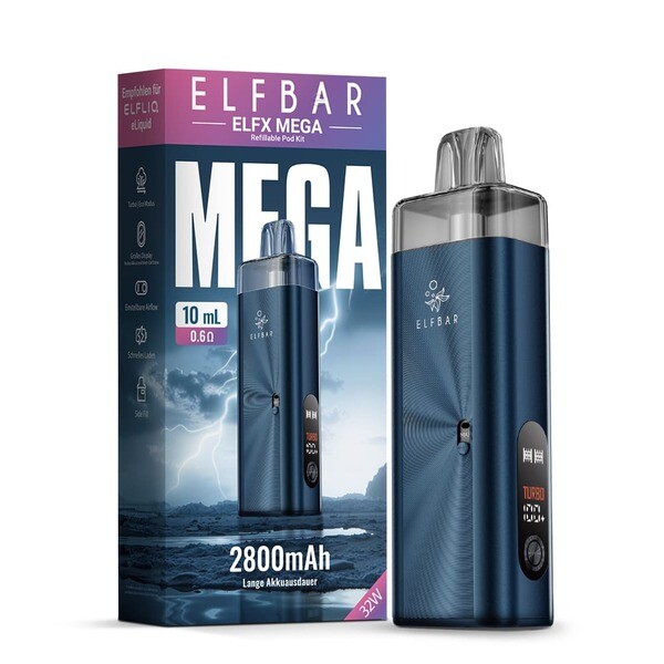 Elfbar ELFX Mega Kit Navy Elfbar ELFX Mega Kit Navy