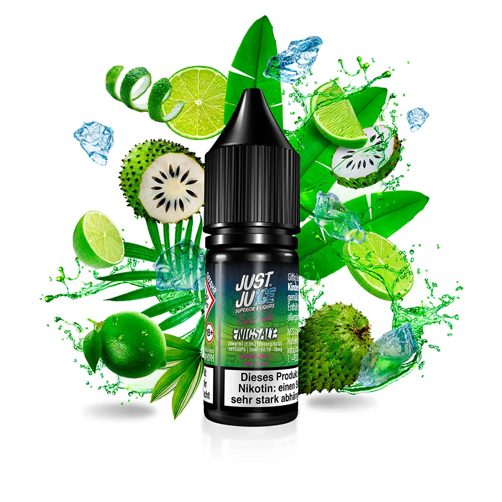 Just Juice Nikotinsalz - Guanabana & Lime ON ICE - 10ml 