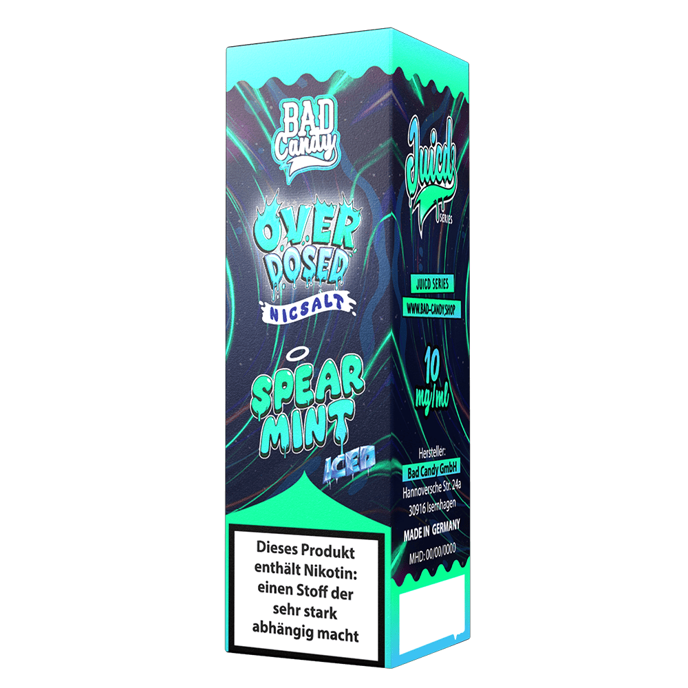 Liquid Spearmint Iced - Bad Candy Nikotinsalz 10mg Liquid Spearmint Iced - Bad Candy Nikotinsalz 10mg