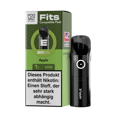 Pod Salt Fits Pods Einweg Pod - Apple - 20mg Nikotinsalz 2ml
