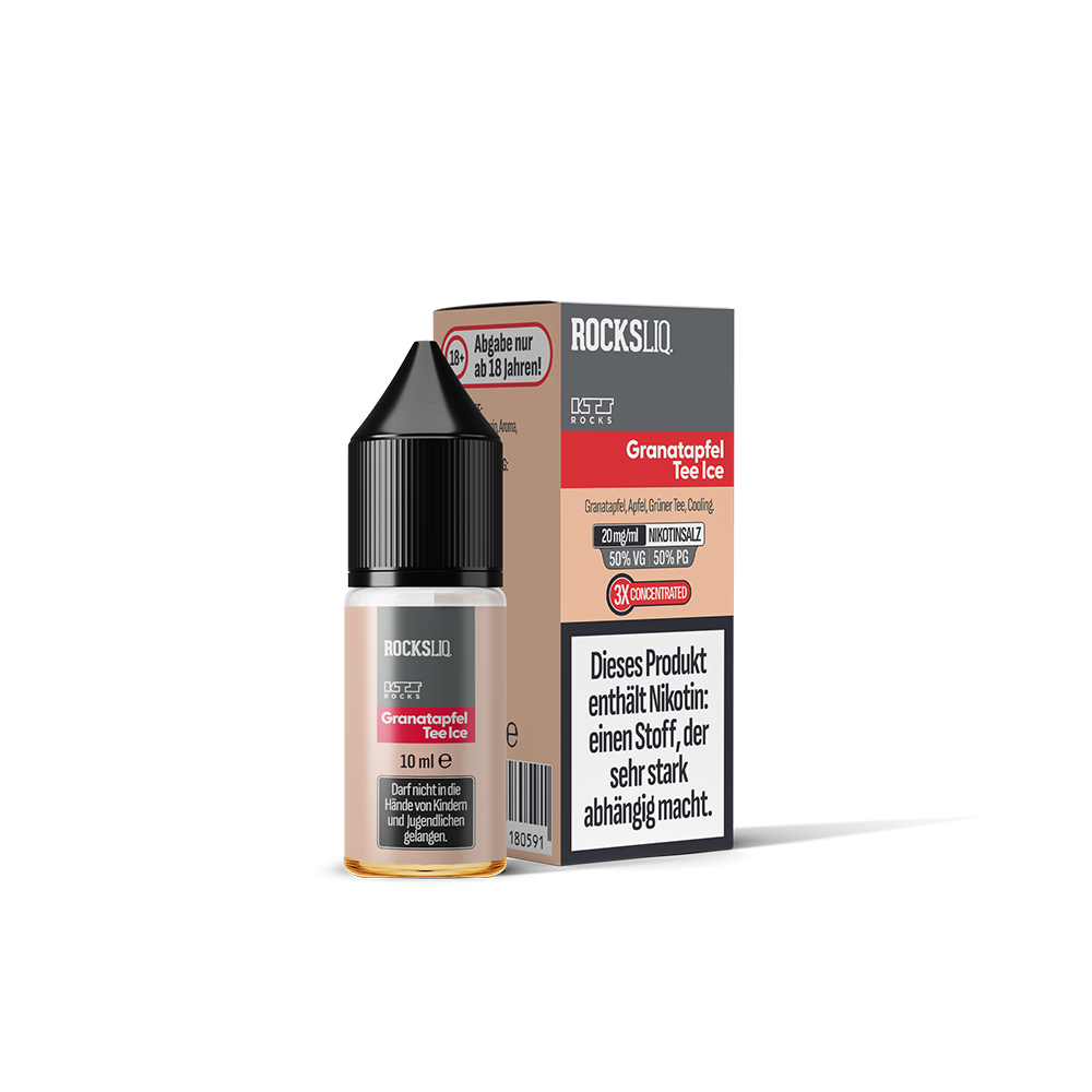 Liquid Granatapfel Tee Ice - KTS Rocksliq Nikotinsalz 20mg
