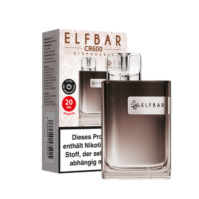 Elfbar CR600 Einweg E-Zigarette - Classic Ice Coffee - 20mg
